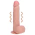 RealRock - vibrátor s prísavkou - realistický - telová farba - 18 cm