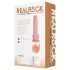 RealRock - realistický vibrátor s prísavkou - telová farba 20,5 cm