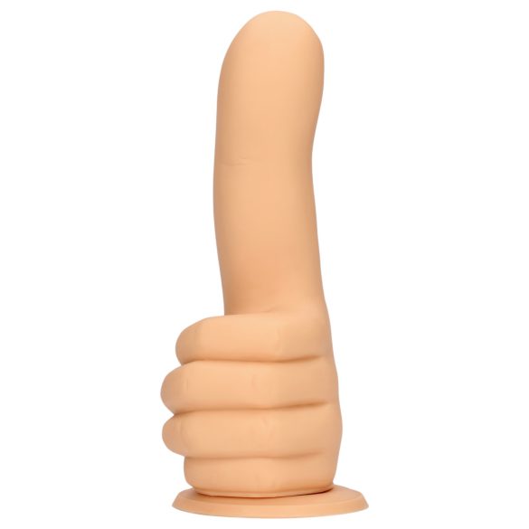 S-Line - dildo v tvare palca - realistický vzhľad - naturálna farba