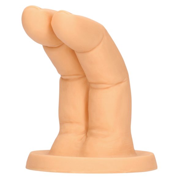 S-Line - dvojprstový dildo - realistický - telová farba