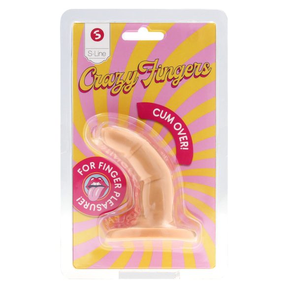 S-Line - dvojprstový dildo - realistický - telová farba