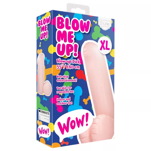S-Line - Blow Me Up - nafukovací balón v tvare penisu (140 cm)