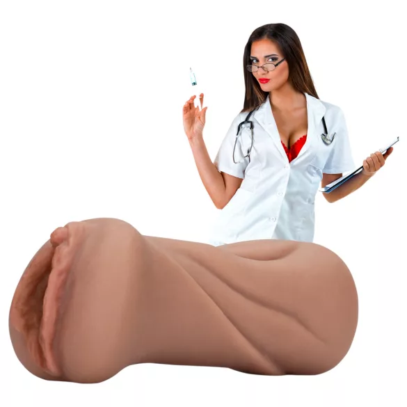 S-Line Nurse - realistická umelá vagína (opálená)