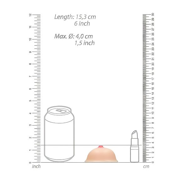 Titty - erotické mydlo prsia - prírodné - 95g