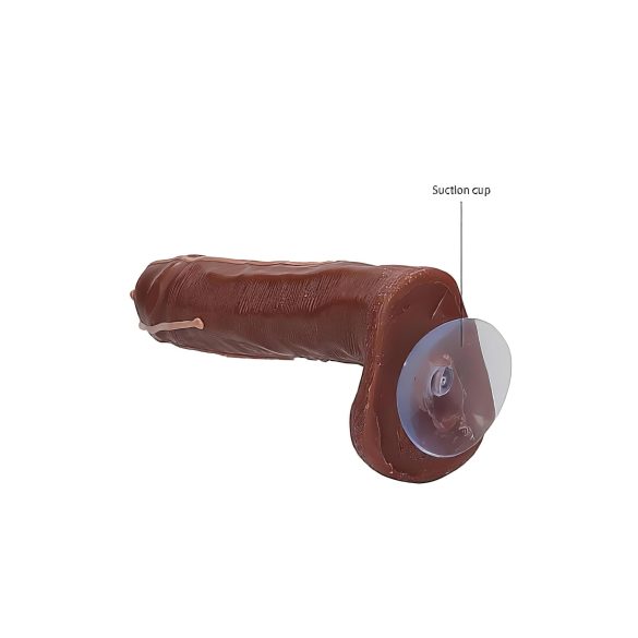 Dicky Cum - mydlo penis s semenníkmi - hnedé - 250g