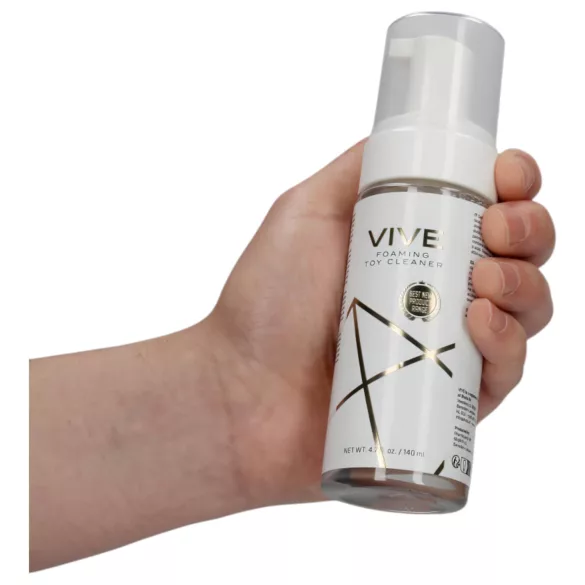 Vive - čistič erotických hračiek - pena - 140 ml