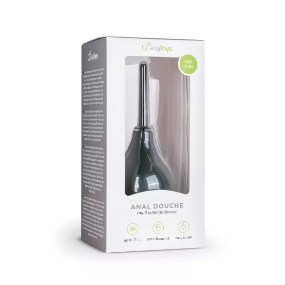 Easytoys - análny sprchový klystír - malý - čierny