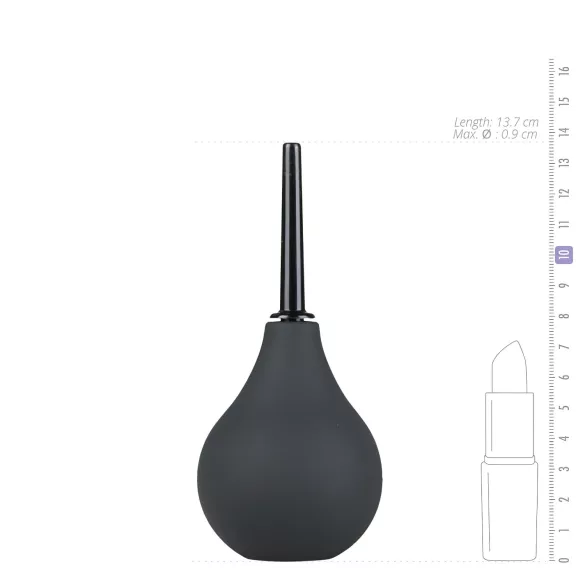 Easytoys - análny sprchový klystír - malý - čierny