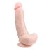 Easytoys - dildo s prísavkou a semenníkmi - realistický 20 cm - telová farba