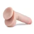 Easytoys - dildo s prísavkou a semenníkmi - 22,5 cm - telová farba