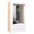 Easytoys - dildo s prísavkou a semenníkmi - čierny 22,5 cm
