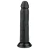 Easytoys - realistický dildo s prísavkou - čierny - 20,5 cm