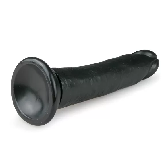 Easytoys - realistický dildo s prísavkou - čierny - 20,5 cm