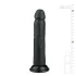 Easytoys - realistický dildo s prísavkou - čierny - 20,5 cm
