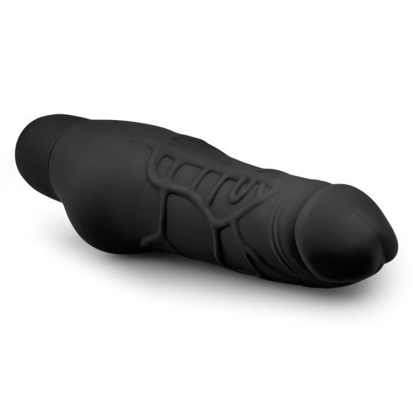 Easytoys - vibrátor na penis - silný vibračný - silikón čierny