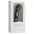 Easytoys - análne dildo s prísavkou - rebrované - čierne 14 cm