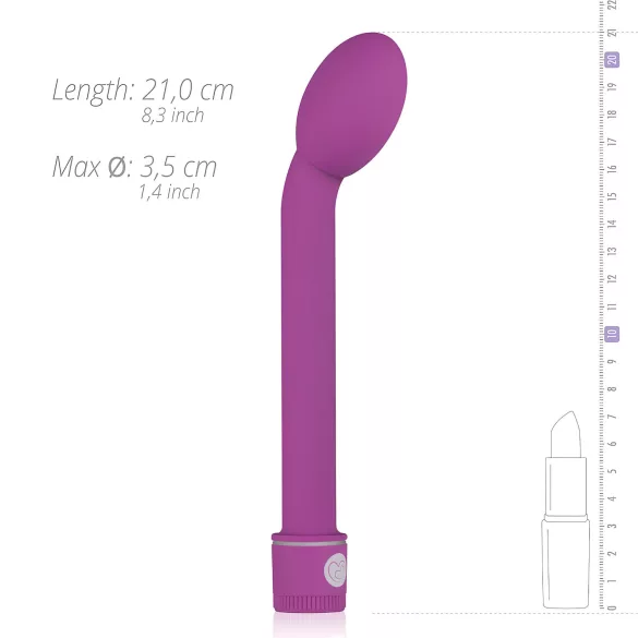 Easytoys - G-bod vibrátor - úzky - fialový