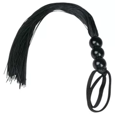 Easytoys - bič na erotické hry - silikónový - čierny