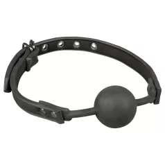 EasyToys - silikónová guľová roubík (čierny)