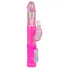 EasyToys Bunny - vystreľovací vibrátor (ružový)