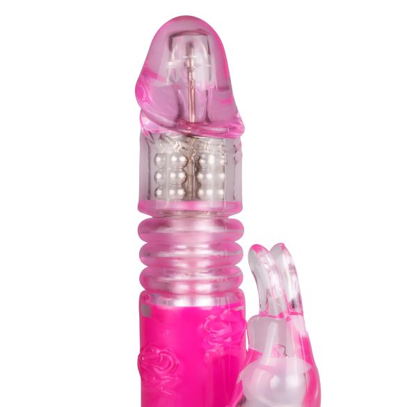 Easytoys Bunny - dynamický vibrátor (ružový)