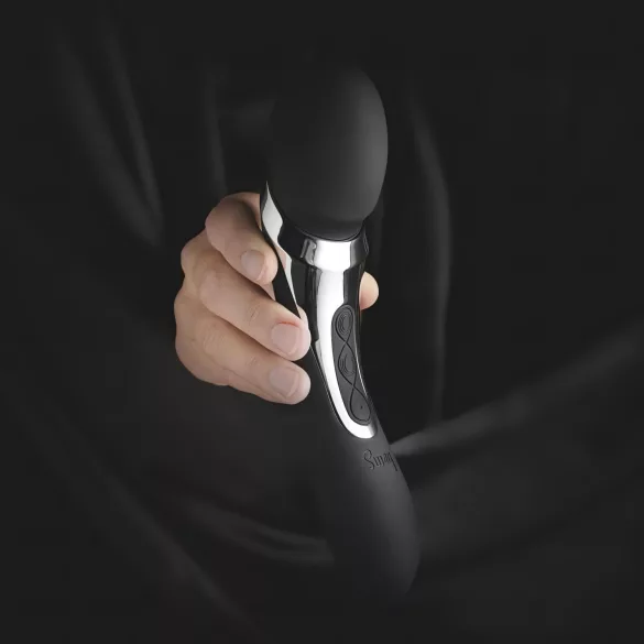 Sway No.1 Wand - masážny vibrátor 2v1 - dobíjací - čierny