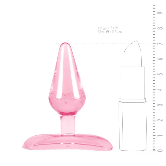 Easytoys The Assifier - mini análna zátka (ružová)