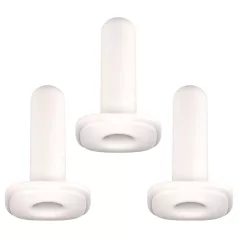   Kiiroo Onyx - masturbačná manžeta - štandardná veľkosť - 3 ks - biela