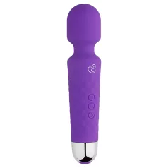   EasyToys - mini masážny vibrátor - nabíjateľný - fialový