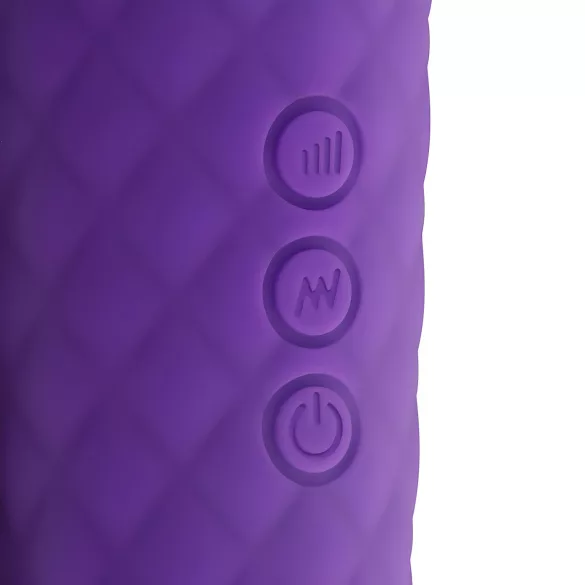 EasyToys - mini masážny vibrátor - nabíjateľný - fialový