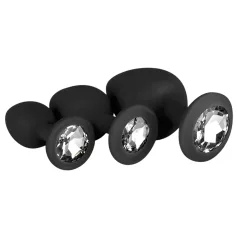 Easytoys - análny plug set - čierny