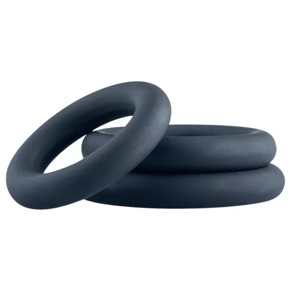 Boners - erekčný krúžok set - 3 ks - sivá