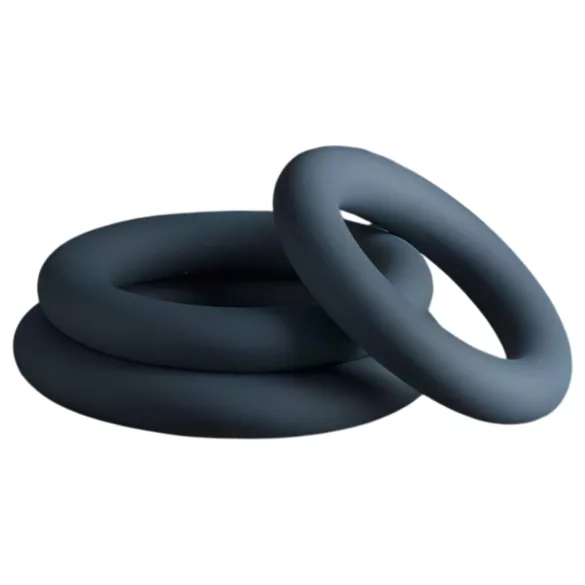 Boners - erekčný krúžok set - 3 ks - sivá