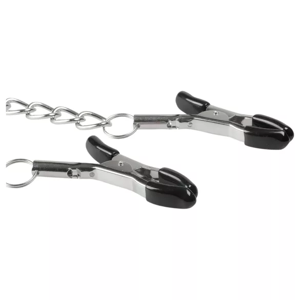 EasyToys - kliešte na bradavky s reťazou - 2 kusy