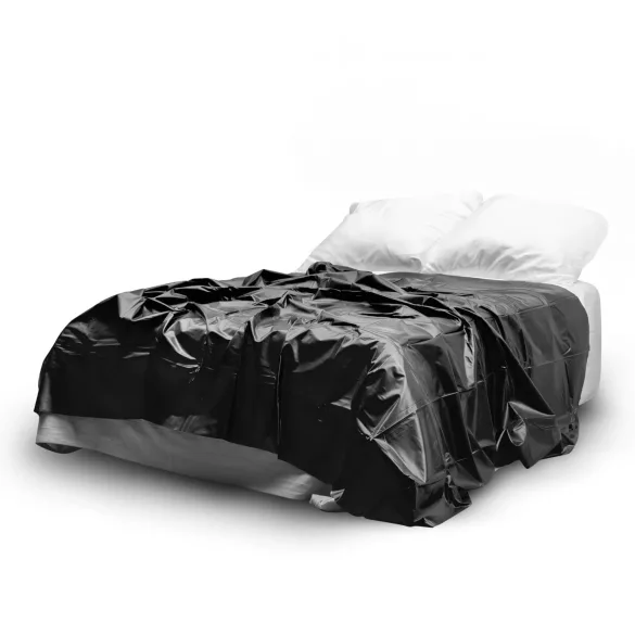 Easytoys - posteľná plachta z latexu - 180x230 cm - čierna