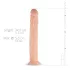 Real Fantasy Shawn - realistický veľký dildo - 35 cm - naturálna farba