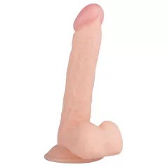   Real Fantasy Felix - realistický dildo s semenníkmi - 22 cm - prírodná farba