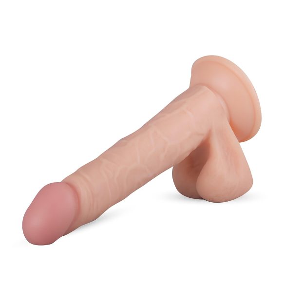 Real Fantasy Felix - realistický dildo s semenníkmi - 22 cm - prírodná farba