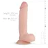 Real Fantasy Glynn - realistické dildo s semenníkmi - 25 cm - telová farba