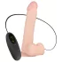 Real Fantasy Lewis - vibrátor realistický na batérie - 22 cm - telová farba