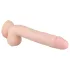 Real Fantasy Elvin - vibrátor na batérie - realistický - 28 cm - telová farba