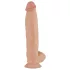 Real Fantasy Dwane - realistický vibrátor na batériu - 31 cm - telová farba