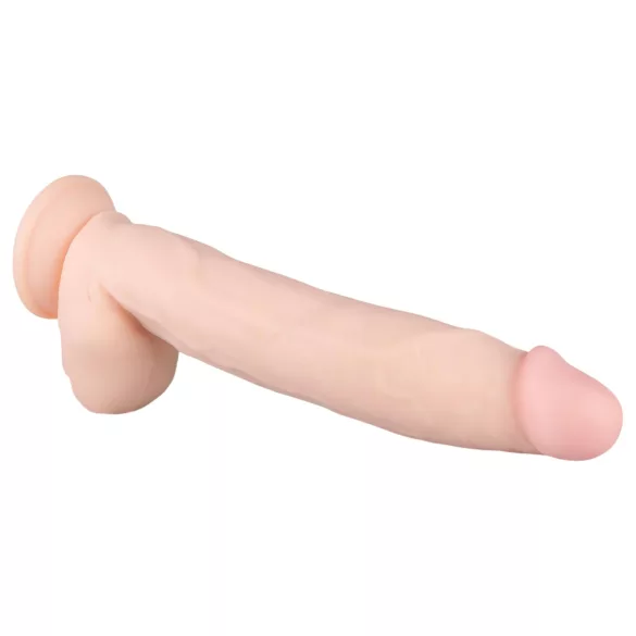 Real Fantasy Dwane - realistický vibrátor na batériu - 31 cm - telová farba