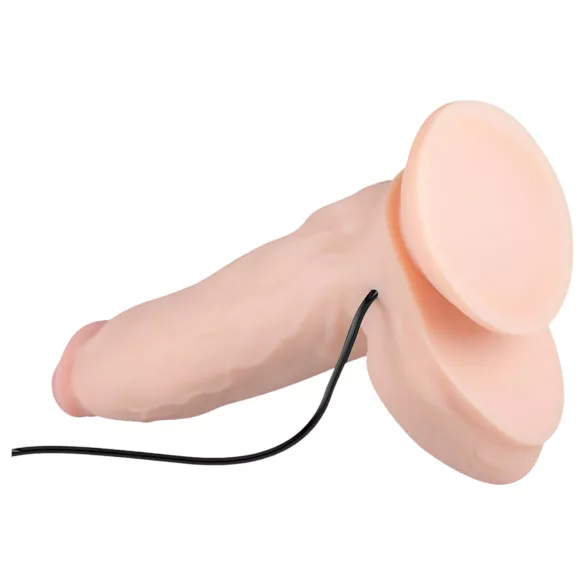 Real Fantasy Dwane - realistický vibrátor na batériu - 31 cm - telová farba
