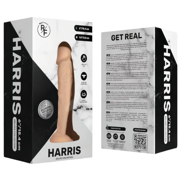 Real Fantasy Harris - realistický dildo - 15 cm - telová farba