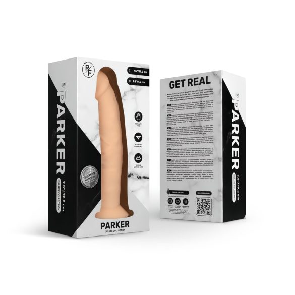 Real Fantasy Parker - realistický dildo - 19 cm - prírodná farba