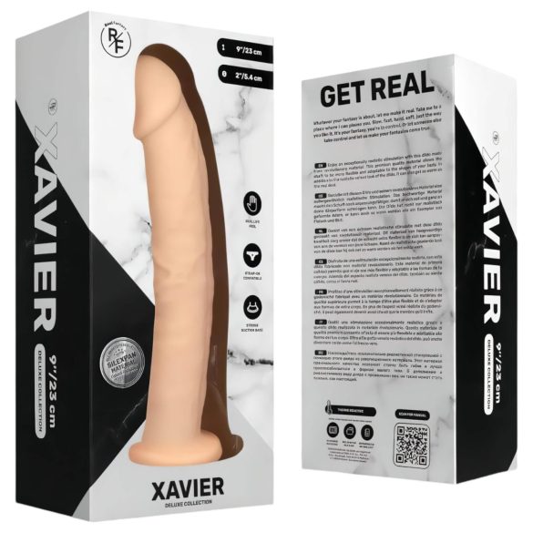 Real Fantasy Xavier - realistický dildo - 23 cm - telová farba