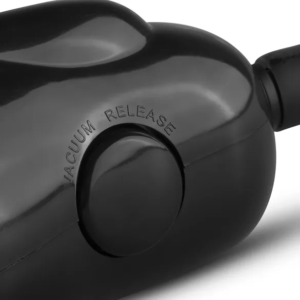 Saiz Premium - automatická vaginálna pumpa - priehľadná/čierna