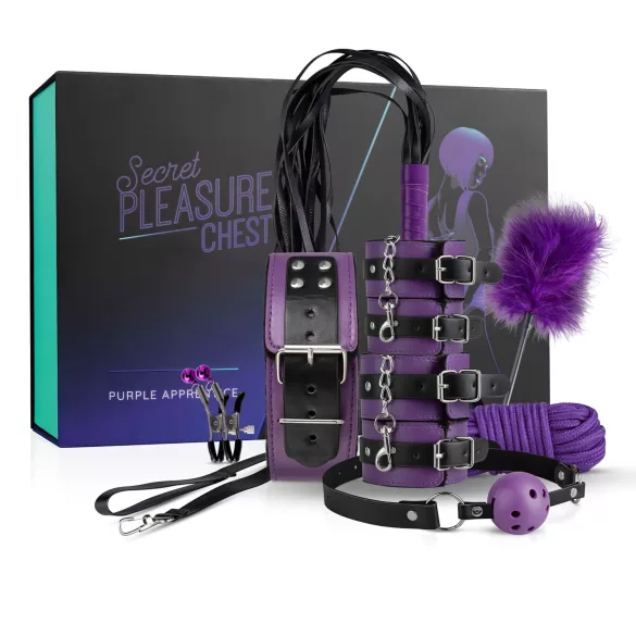 Secret Pleasure Chest - pokročilá BDSM súprava (14‑dielna)