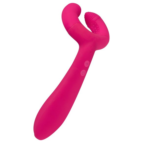 Easytoys Couple - nabíjateľný, vodotesný párový vibrátor (ružový)